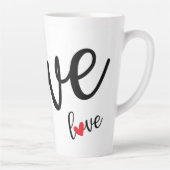 Love Love Hearts Latte Mok (Rechts)