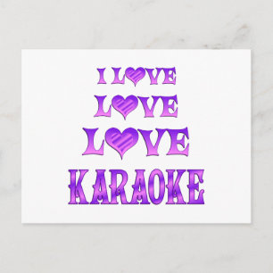 Love Love Karaoke Briefkaart