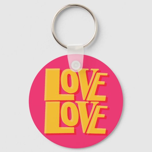 Love Love Key Charm Sleutelhanger (Voorkant)