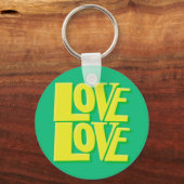 Love Love Key Charm Sleutelhanger (Achterkant)
