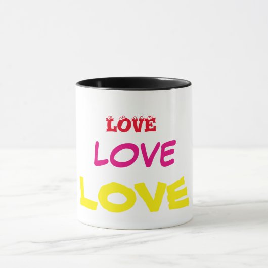 Love Love Love Ringer Mok (Midden)