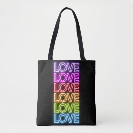 Love Love Love Tote Bag (Voorkant)