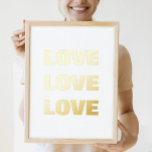 LOVE LOVE LOVE | WAL FOLIE AFDRUKKEN<br><div class="desc">LOVE LOVE LOVE | Prints Folie WALL</div>