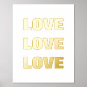 LOVE LOVE LOVE | WAL FOLIE AFDRUKKEN (Voorkant)