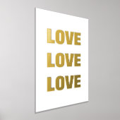 LOVE LOVE LOVE | WAL FOLIE AFDRUKKEN (Laagn)