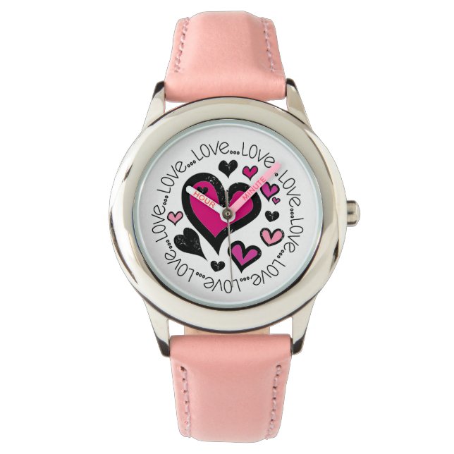 Love Love Love Watch Horloge (Voorkant)