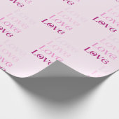 Love Love Love Wrapping Paper Cadeaupapier (Hoek)