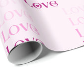 Love Love Love Wrapping Paper Cadeaupapier (Rol Hoek)