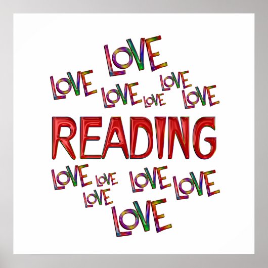 Love Love Reading Poster (Voorkant)