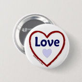 Love Love Ronde Button 5,7 Cm (Voorkant /achterkant)