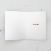 Love Lover Echtgenoot Partner Kerstgroet Feestdagen Kaart (Binnen)