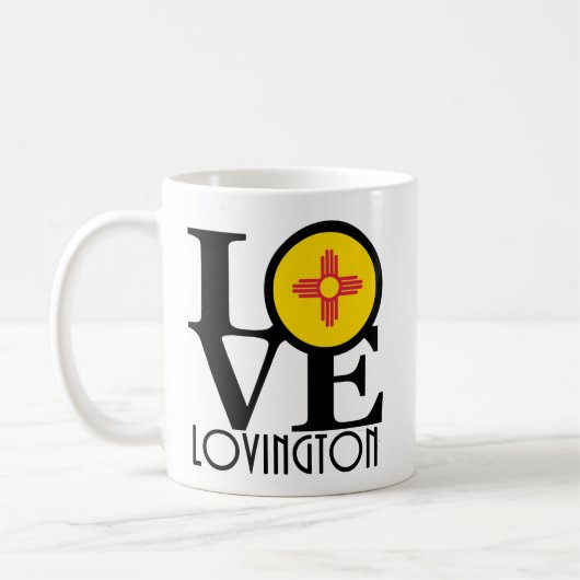 LOVE Lovington New Mexico 11oz Koffiemok (Links)