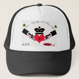 Love, Loyalty, Friendship Claddagh Trucker Pet