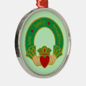 Love Loyalty Friendship Irish Valentijn Metalen Ornament (Rechts)