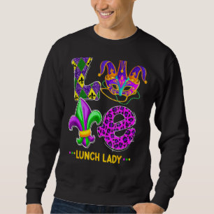 Love Lunch Lady Funny Mardi Gras Carnival Party Le Trui