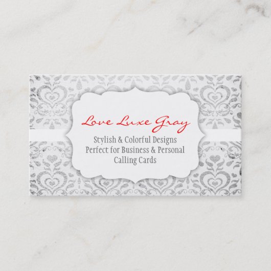 Love Luxe Bizcard Visitekaartje (Voorkant)