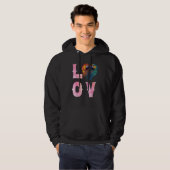 LOVE Macaws and Macaw Parrots Bird Parrot Owners Hoodie (Voorkant volledig)