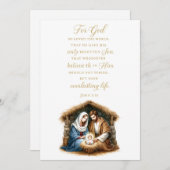 Love Made Flesh Christmas Feestdagenkaart (Voorkant / Achterkant)