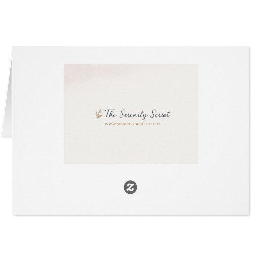 Love Made Visible — Christmas Card (Achterkant Horizontaal)