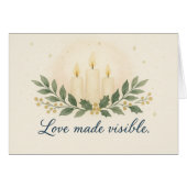 Love Made Visible — Christmas Card (Voorkant Horizontaal)