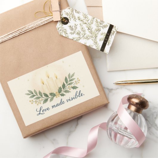 Love Made Visible — Christmas Sticker (Geschenken)