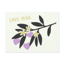 Love Mail ・ Valentijnsdag Hearts Branch Flowers