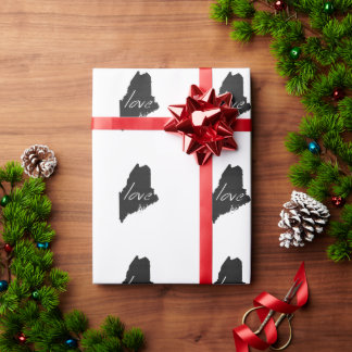 Love Maine Cadeaupapier