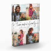 Love Makes a Family Modern Lettertype Fotoblokken (Links)
