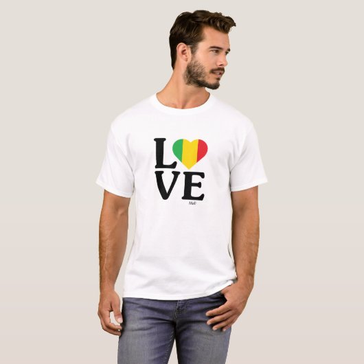 Love Mali T-shirt (Voorkant volledig)