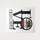 LOVE Malibu California Wandkleed (Voorkant (horizontaal))