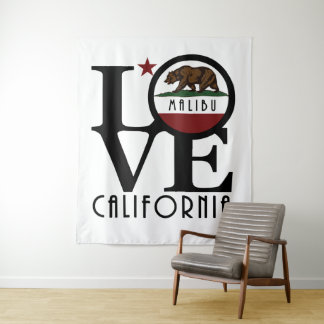 LOVE Malibu California Wandkleed