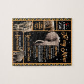 Love Mam | Brief aan mijn moeder Je bent de wereld Legpuzzel (Horizontaal)