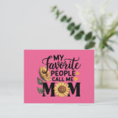 Love mama briefkaart (Staand voorkant)