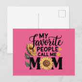 Love mama briefkaart (Voorkant / Achterkant)
