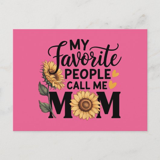 Love mama briefkaart (Voorkant)