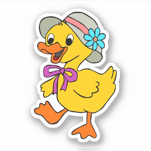 Love mama duck sticker (Voorkant)
