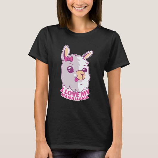 Love mama Llama T-shirt (Voorkant)