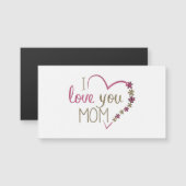 Love mama Moederdag Heart (Voorkant / Achterkant)