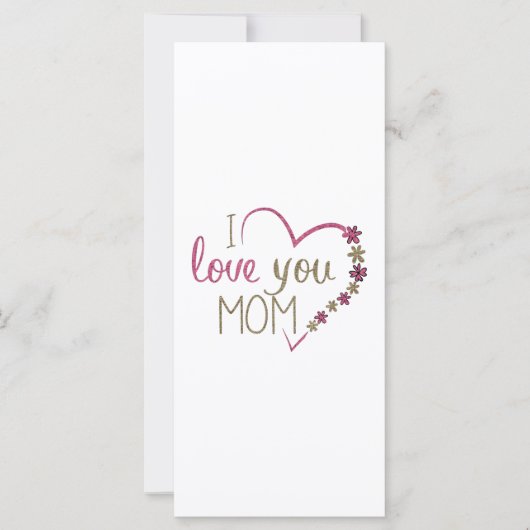 Love mama Moederdag Heart (Voorkant)