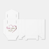 Love mama Moederdag Heart Bedankdoosjes (Uitgevouwen)