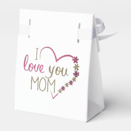 Love mama Moederdag Heart Bedankdoosjes