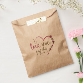 Love mama Moederdag Heart Bedankzakje