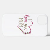 Love mama Moederdag Heart Case-Mate iPhone Case (Achterkant (horizontaal))