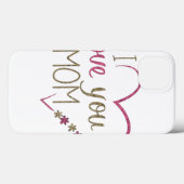Love mama Moederdag Heart Case-Mate iPhone Case (Achterkant (horizontaal))