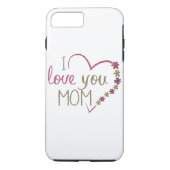 Love mama Moederdag Heart Case-Mate iPhone Case (Achterkant)