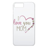 Love mama Moederdag Heart Case-Mate iPhone Case (Achterkant)