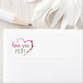 Love mama Moederdag Heart Etiket (Insitu)