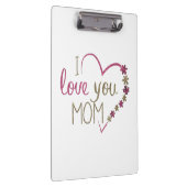 Love mama Moederdag Heart Klembord (Rechts)