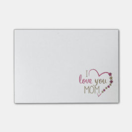 Love mama Moederdag Heart Post-it® Notes
