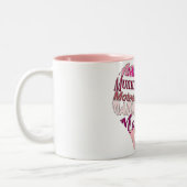 Love mama tweekleurige koffiemok (Links)